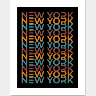 New York typographic design Posters and Art